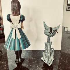 American Mcgee’s Alice and Cheshire Cat – EA 2000 Bloody Variant NO BOX
