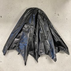 SU-C-BAT-BKBU: Two Tone Black Blue fabric wired cape for 6″ ~ 7″ Batman Figure