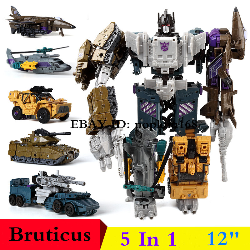 New In Stock Bruticus G1 Combaticons HZX 5 In 1 Action Figure IDW 12″ Kids Toys