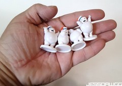 1.5″ mini figure Stay Puft Marshmallow Man Ghostbusters Afterlife movie toys