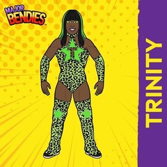 MAJOR BENDIES Trinity – WWE 5” Action figure (US In-Stock)