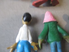 VINTAGE FAT ALBERT & JUNKYARD GANG COSBY KIDS TV SHOW TOY 8 FIGURE PLAY SET + 1