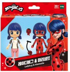 Miraculous Ladybug Character Figure Doll- Cat Noir Rena Rouge Queen Bee