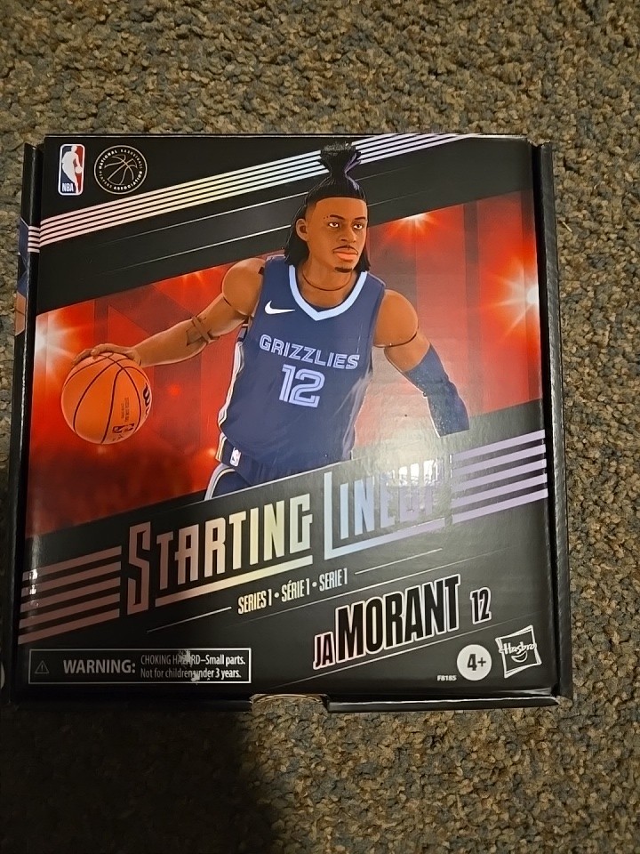 Ja Morant Starting Lineup NBA Series 1 Action Figure 6-inch Memphis Grizzlies