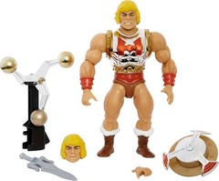 2 X Masters of the Universe Retro Play Skeletor & He-Man Deluxe Set Damaged PKG