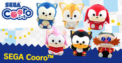 SEGA Cooro Plush Toy Sonic Hedgehog Shadow Tails Amy Knuckles Eggman