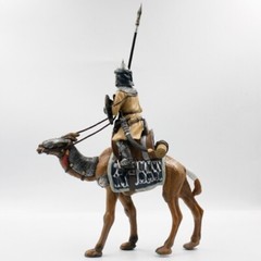 Vintage 1/18 Arab Camel Cavalry Medieval Crusader Knights Soldier Figure Model