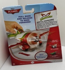 Disney Planes El Chupacabra 2012 Mattel Pull Back Action Spinning Propeller Cars