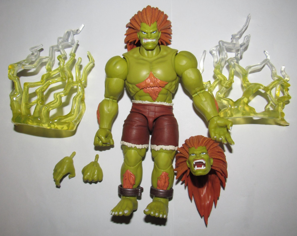 Jada Toys Street Fighter II action figure Final Challengers Blanka complete
