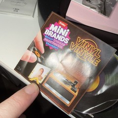 Mini Brands Record Benson Boone, Beautiful Things Vinyl Record Nip Mini