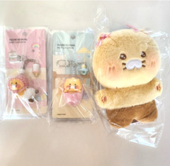 KAKAO Friends BABY Choonsik in a swaddle KERYING Bag Charm Clip + Track