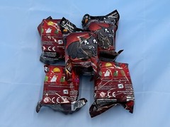 LOT OF 7 Exploding Kittens Backpack Hanger Blind Bag Mini Card NEW