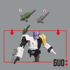 3D Print Shoulder Missile Launcher Arm Cannon Upgrade Kit For NA SPIKE GO BETTER