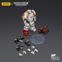 HIPLAY JOYTOY White Scars Tactical Legionary / Raider-pattern Combat Bike 1/18