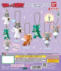 Bandai Tom and Jerry Mascot Angels & Devils Gashapon Keychain Figure – 1 Random