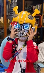 New 1:1 Wearable Mask Killerbody Bumblebee Helmet Voice Control Xmas Gifts