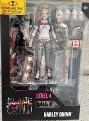 NEW MIB McFarlane DC Multiverse Collector Club Harley Quinn Joker Level 4 Set