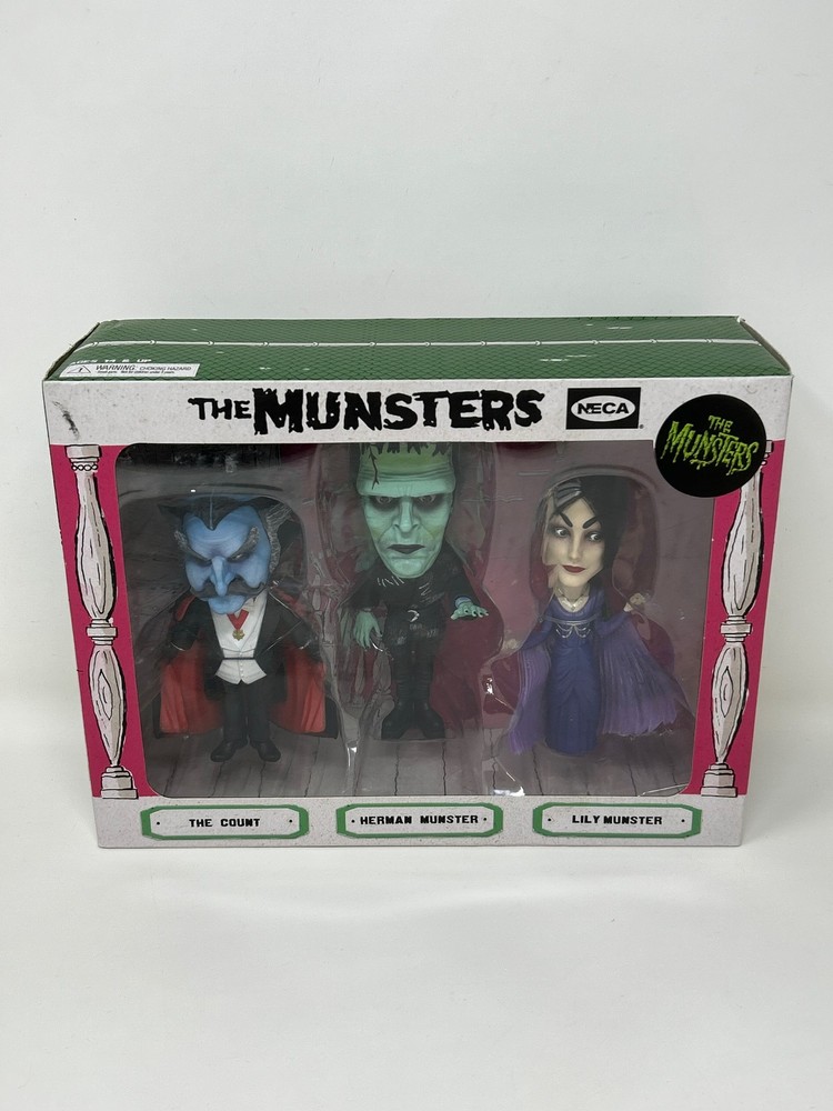 NECA Rob Zombie’The Munsters – Stylized Figures – Little Big Head 3-Pack
