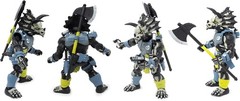 Boss Fight Studio Saurozoic Warriors Triax Skiver Night Lands Deco 6 IN