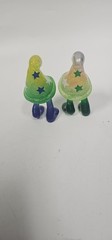 3″ Vinyl SFBI Mini Figure Cheech Wizard Yellow Green Pink Blue Silver Glitter