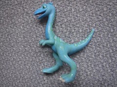 Dinosaur Train OLLIE 118 & OREN 119 Ornithomimus figure lot 2010 Learning Henson