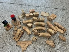 Thomas The Train Wooden Clickety Clack Track Lot #2