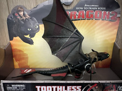 2014 Dreamworks How to Train Your Dragon 2 TOOTHLESS Power Dragon Figure Toy NEW