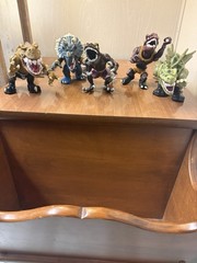 1996 Mattel Street Sharks Extreme Dinosaurs All Series 1 Lot Of 5. No Accessory