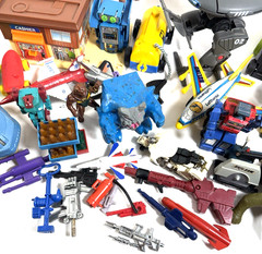 HUGE toy Lot!! Lots Vintage Boy Toys Transformers, animates Figures, And More!