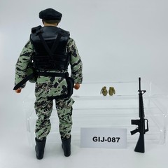 087 GI Joe 12 inch Green Camo Face Paint 1:6 Action Figure with Accessories