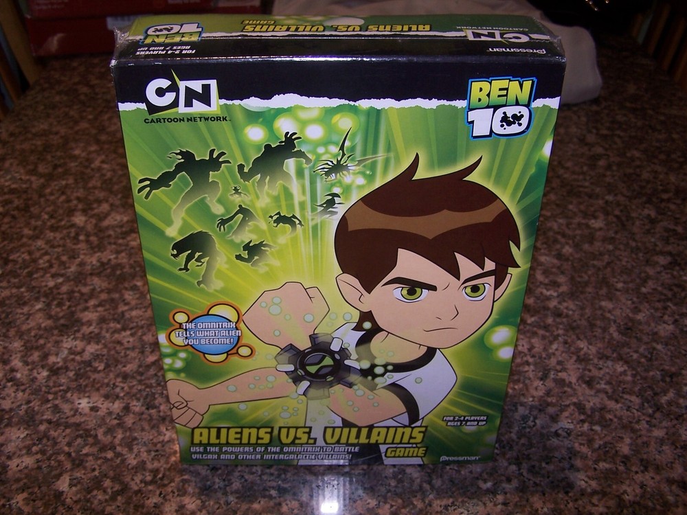 Ben 10 Aliens Vs. Villains Game Ages 7 and up Sealed