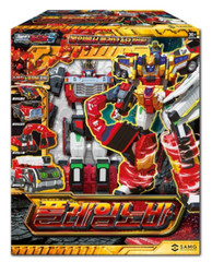 [FREE FEDEX] Metal Cardbot S Flame Nova FLAMENOVA Fire Car Transformer Robot