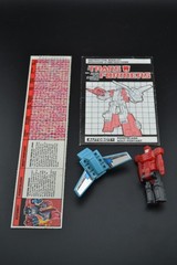 1987 TRANSFORMERS G1 TARGETMASTERS POINTBLANK AUTOBOT w/PEACEMAKER 100%