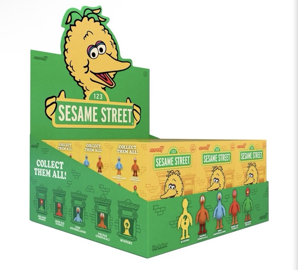 Super7 Sesame Street Wave 5 Big Bird From Around The World Blind Box Full Case