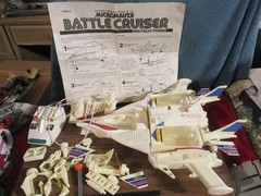 Vintage 1978 Mego Micronauts BATTLE CRUISER WITH INSTRUCTIONS Near Complete