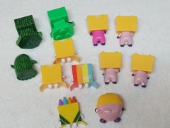 Lanky Box Figures Lot Of 12 & Canny Thicc, Hacker Ghosty & Lankybot, Crayon Box