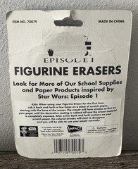 Lot of 5 STAR WARS Episode 1 Figurine Eraser Darth Maul R2 Anakin Sebulba NOS