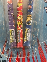 6 Pencils With Eraser Toppers Vintage 1999 Pokémon Gotta Catch ’em All! Rose Art