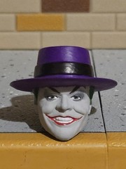 Custom Head For Mcfarlane Batman 1989 Joker Nicholson