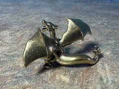 Brass Pokemon Figures – Set of 6 – Charizard, Dragonite, Ivysaur.. – From Japan