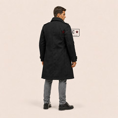 1/12 Trench Coat Jacket For 6″ PHICEN TBLeague Metzo Marvel Legends Male Figure