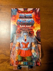 Masters of the Universe Ram Man Figure Mattel MOTU Cartoon Collection 40th Anniv
