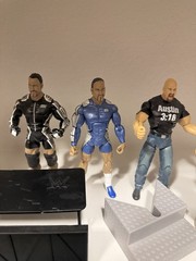 WWE Deluxe Aggression Lot of 6 Figures with Accessories Jakks Pacific Figures