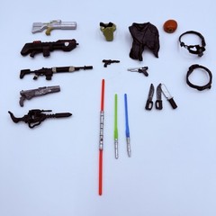 Mixed Lot Of Action Figure Weapons Guns Knives & Accessories G.I. Joe Star Wars