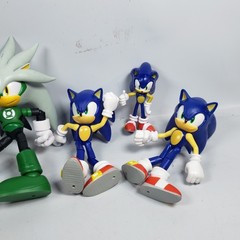 Sonic the Hedgehog Lot Green Lantern & Other Action Figures Miscellaneous Lot