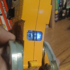 Voltron Yellow Lion Die Cast Metal W/ Head 1981 Bandai Taiwan Golion