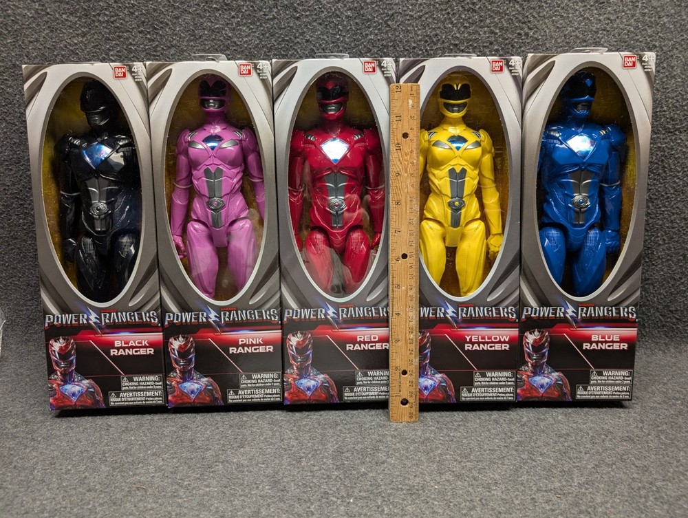 2016 Saban’s 5 Power Rangers Movie 12″ Action Figures PINK BLUE RED BLACK YELLOW