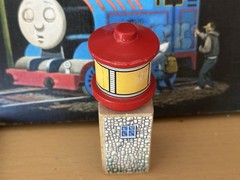 1994 Learning Curve Wooden Thomas Train Sodor Bay Lighthouse!
