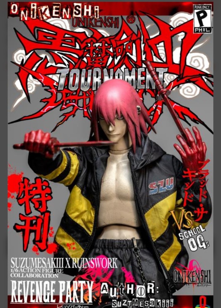 Onikenshi Phil – Ruinworks 1/6 Action Figure (Threea, 3Z, Underverse Adjacent)