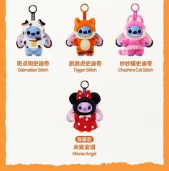 Minnie Angel- Disney Stitch Adventure Series Blind Box Figures Toy Plush Pendant